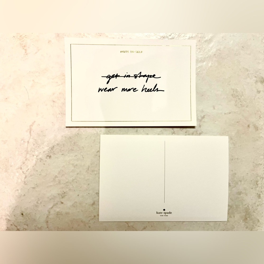 Kate Spade New York Collectors item Postcard set of 25